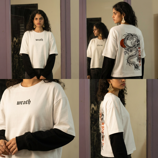 Sin of Wrath – Oversized Layered T-Shirt