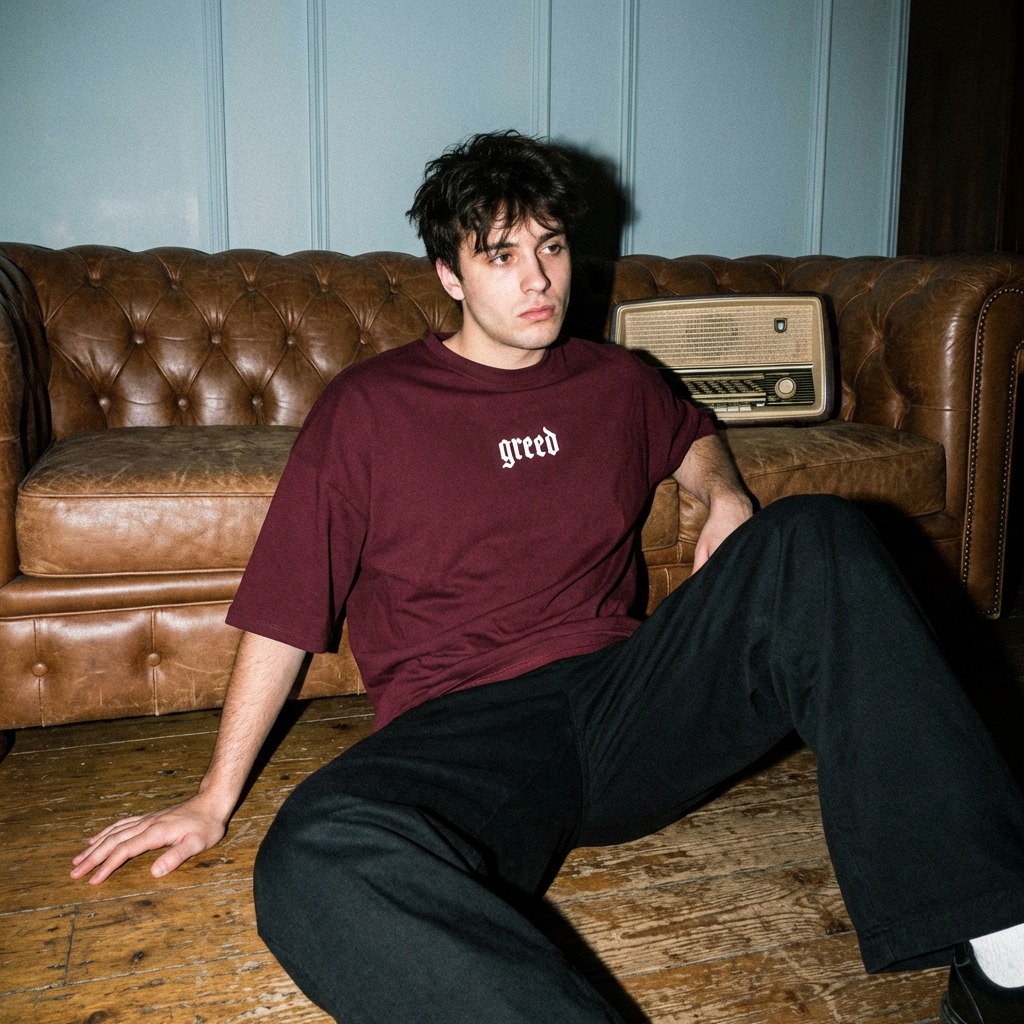 Sin of Greed oversized t-shirt — XTREET Seven Deadly Sins Series 260 GSM heavyweight streetwear India